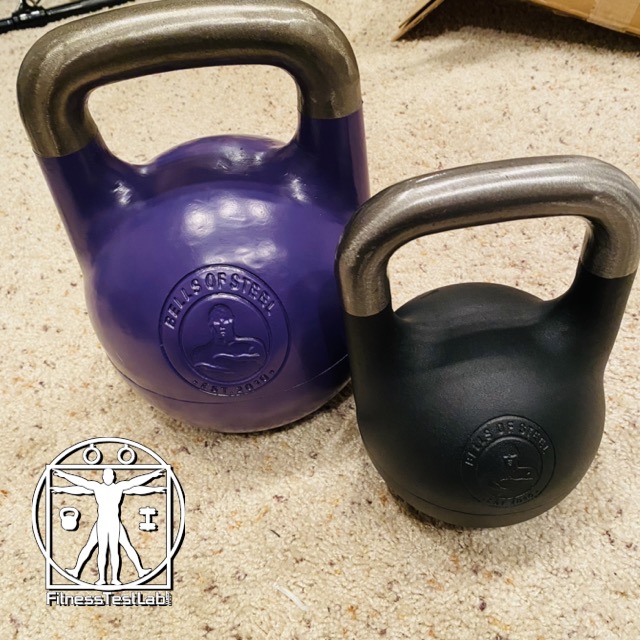 Bells of Steel Adjustable Kettlebells Size Comparison